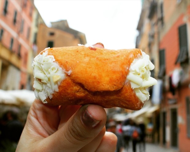 cannolo senza glutine cioccolato bianco
